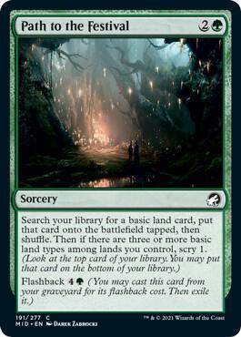Path to the Festival 191 card from Innistrad: Midnight Hunt