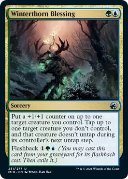 Winterthorn Blessing 251 card from Innistrad: Midnight Hunt