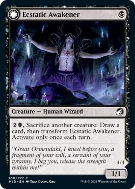 Ecstatic Awakener 100 card from Innistrad: Midnight Hunt