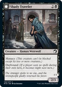 Shady Traveler 120 card from Innistrad: Midnight Hunt
