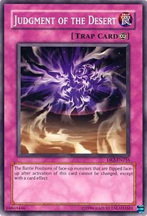 Judgment of the Desert DR2-EN216 card from Dark Revelation Volume 2