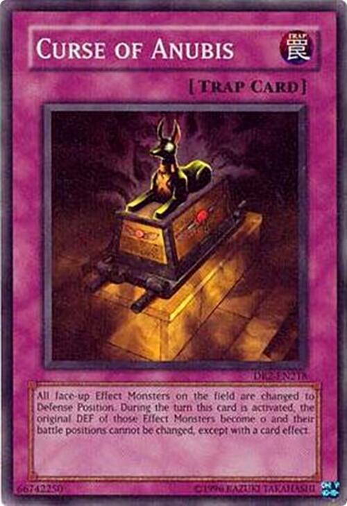 Curse of Anubis DR2-EN218 card from Dark Revelation Volume 2