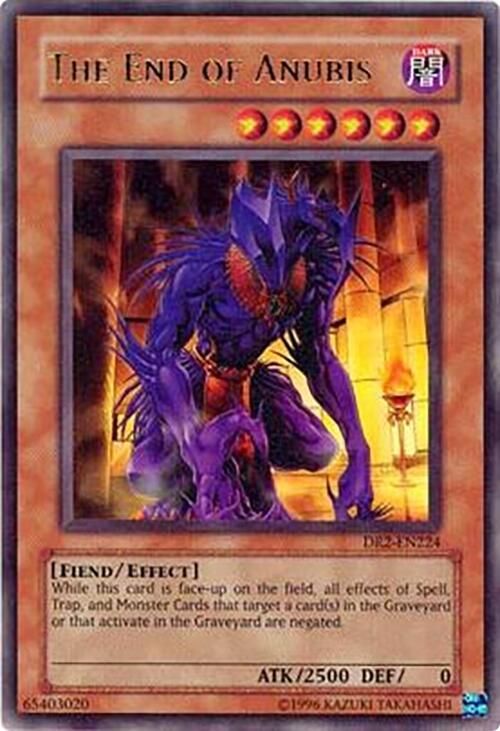 The End of Anubis DR2-EN224 card from Dark Revelation Volume 2