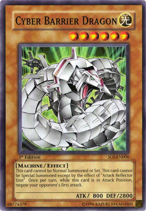 Cyber Barrier Dragon SOI-EN006 card from Shadow of Infinity