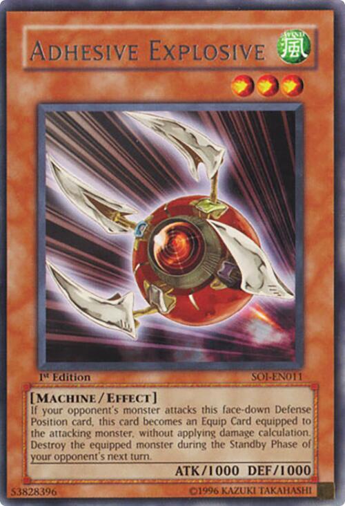 Adhesive Explosive SOI-EN011 card from Shadow of Infinity