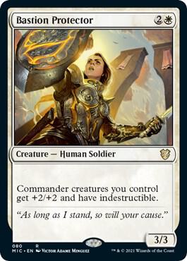 Bastion Protector 80 card from Commander: Innistrad: Midnight Hunt
