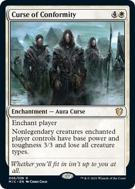Curse of Conformity 6 card from Commander: Innistrad: Midnight Hunt