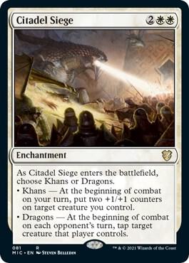 Citadel Siege 81 card from Commander: Innistrad: Midnight Hunt