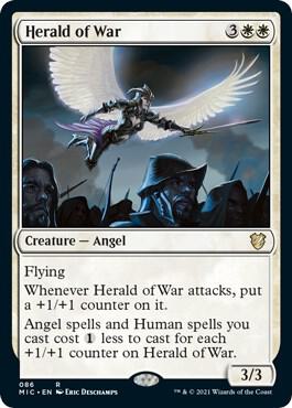 Herald of War 86 card from Commander: Innistrad: Midnight Hunt