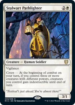 Stalwart Pathlighter 9 card from Commander: Innistrad: Midnight Hunt