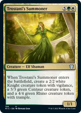 Trostani's Summoner 156 card from Commander: Innistrad: Midnight Hunt