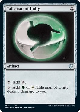 Talisman of Unity 165 card from Commander: Innistrad: Midnight Hunt