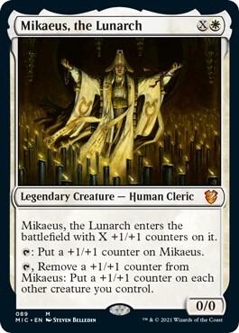 Mikaeus, the Lunarch 89 card from Commander: Innistrad: Midnight Hunt