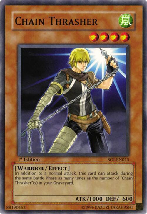 Chain Thrasher SOI-EN015 card from Shadow of Infinity
