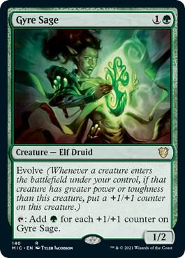 Gyre Sage 140 card from Commander: Innistrad: Midnight Hunt