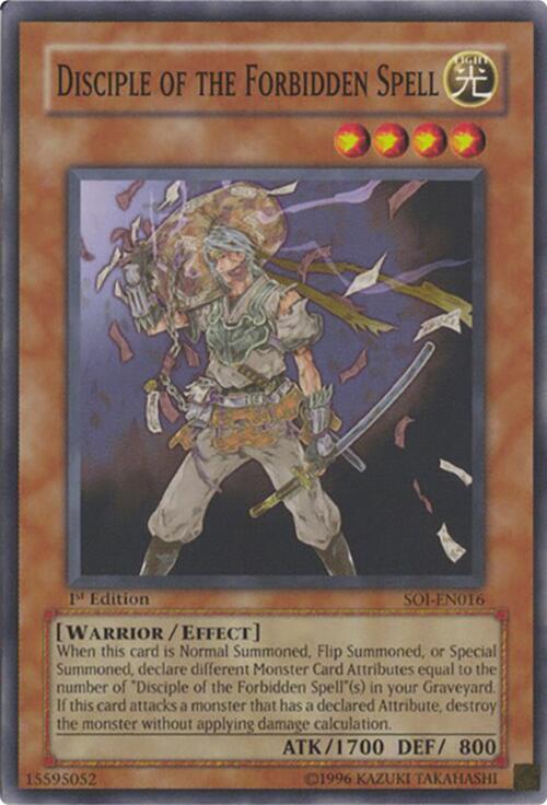 Disciple of the Forbidden Spell SOI-EN016 card from Shadow of Infinity