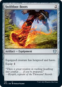 Swiftfoot Boots 163 card from Commander: Innistrad: Midnight Hunt