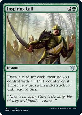 Inspiring Call 141 card from Commander: Innistrad: Midnight Hunt