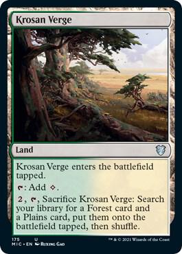 Krosan Verge 175 card from Commander: Innistrad: Midnight Hunt