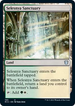 Selesnya Sanctuary 180 card from Commander: Innistrad: Midnight Hunt