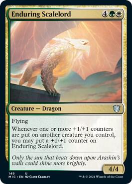 Enduring Scalelord 149 card from Commander: Innistrad: Midnight Hunt