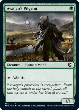 Avacyn's Pilgrim 132 card from Commander: Innistrad: Midnight Hunt