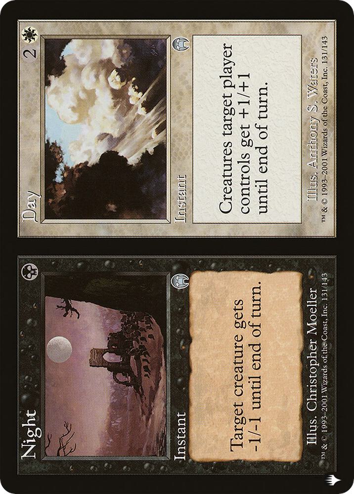 Night // Day 131/143 card from The List Reprints