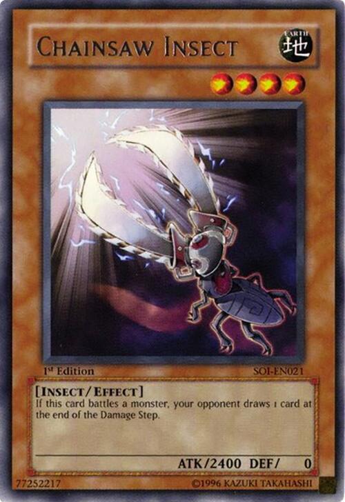 Chainsaw Insect SOI-EN021 card from Shadow of Infinity