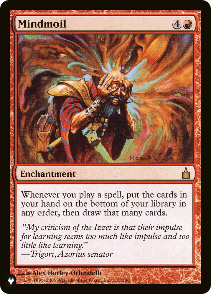 Mindmoil 135/306 card from The List Reprints