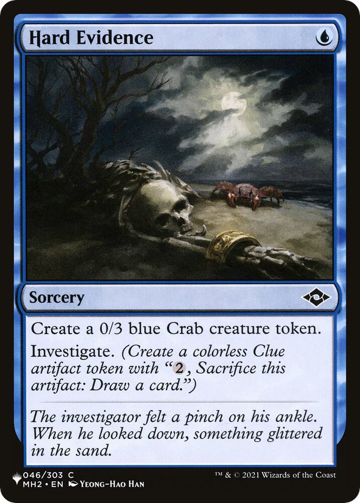 Hard Evidence 046/303 card from The List Reprints
