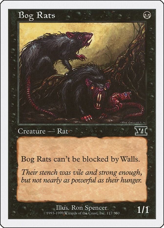 Bog Rats 117 card from Classic Sixth Edition