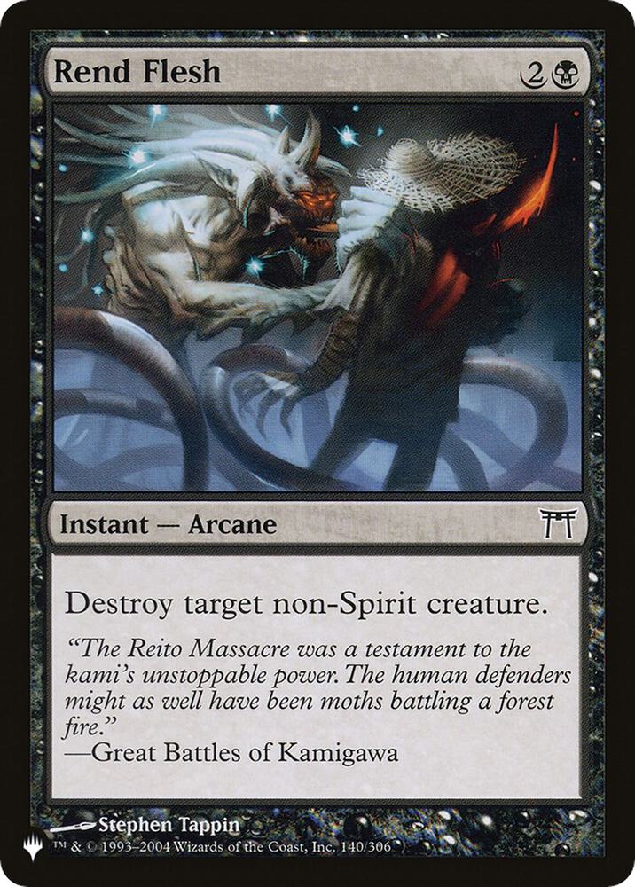 Rend Flesh 140/306 card from The List Reprints