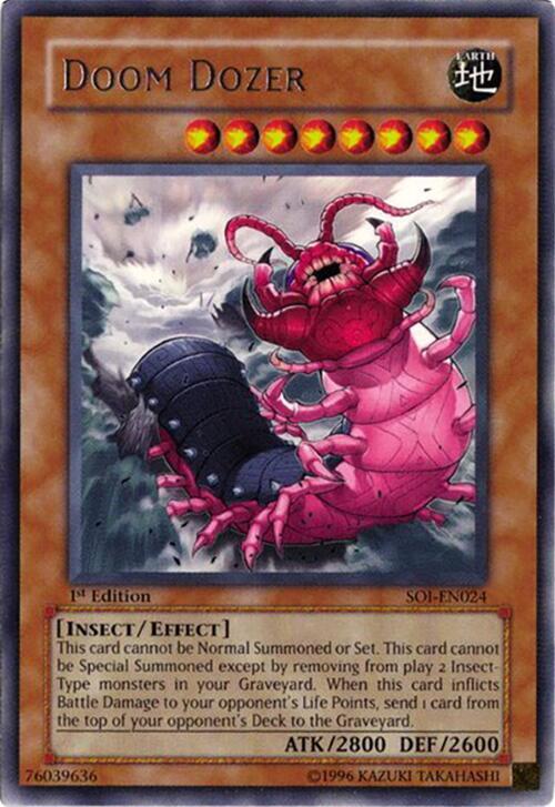 Doom Dozer SOI-EN024 card from Shadow of Infinity