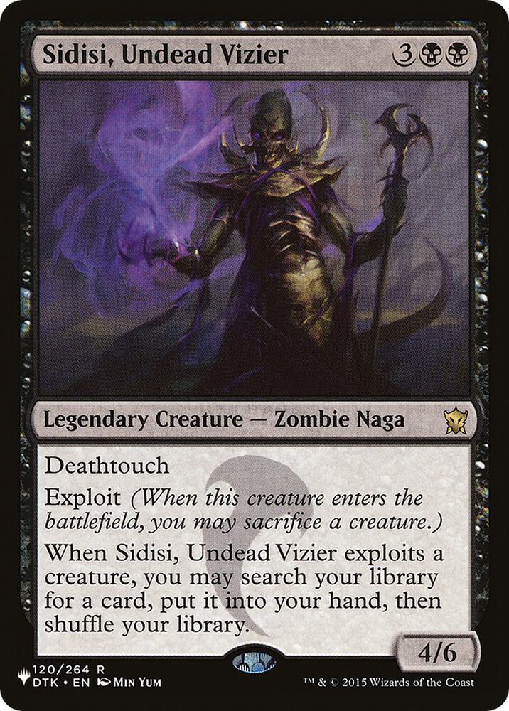Sidisi, Undead Vizier 120/264 card from The List Reprints