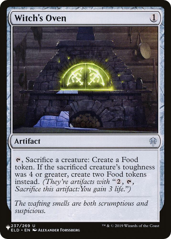 Witch's Oven 237/269 card from The List Reprints