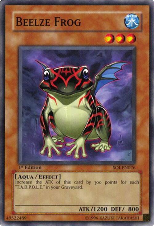 Beelze Frog SOI-EN026 card from Shadow of Infinity
