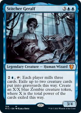 Stitcher Geralf 104 card from Commander: Innistrad: Midnight Hunt