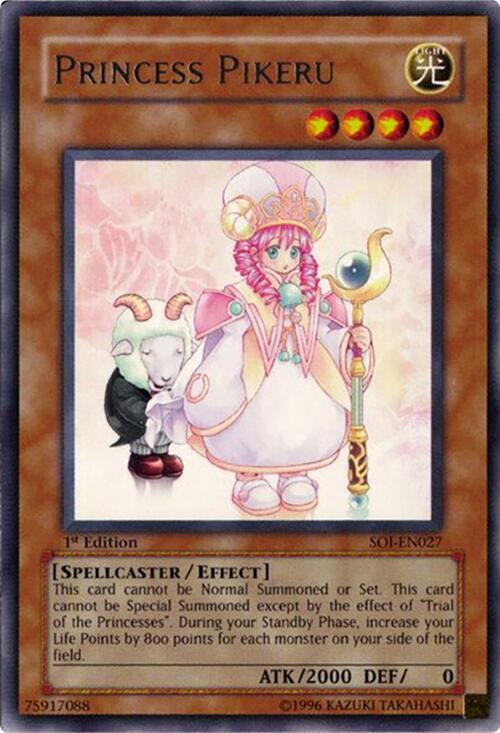 Princess Pikeru SOI-EN027 card from Shadow of Infinity