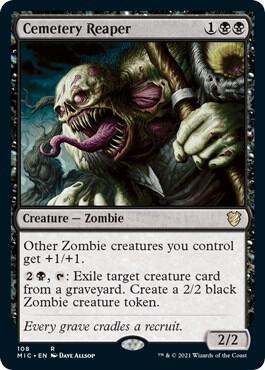 Cemetery Reaper 108 card from Commander: Innistrad: Midnight Hunt
