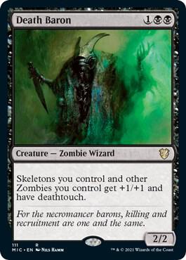 Death Baron 111 card from Commander: Innistrad: Midnight Hunt