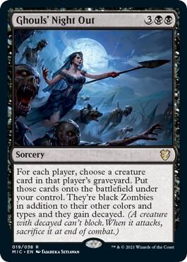 Ghouls' Night Out 19 card from Commander: Innistrad: Midnight Hunt