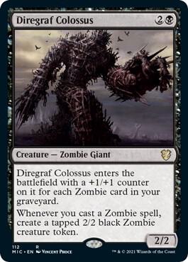 Diregraf Colossus 112 card from Commander: Innistrad: Midnight Hunt