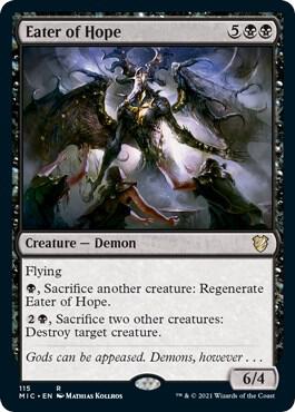 Eater of Hope 115 card from Commander: Innistrad: Midnight Hunt