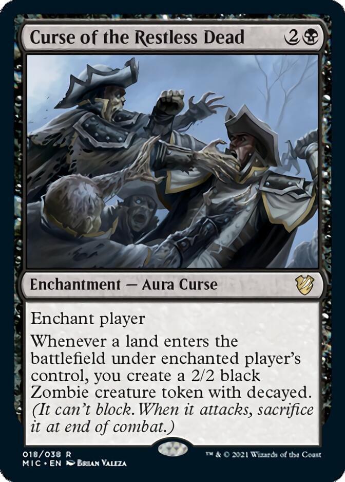 Curse of the Restless Dead 18 card from Commander: Innistrad: Midnight Hunt