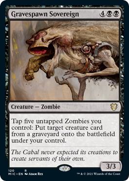 Gravespawn Sovereign 120 card from Commander: Innistrad: Midnight Hunt