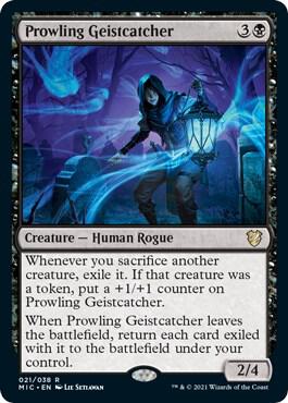 Prowling Geistcatcher 21 card from Commander: Innistrad: Midnight Hunt