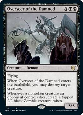 Overseer of the Damned 127 card from Commander: Innistrad: Midnight Hunt