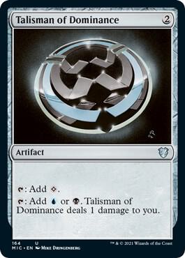 Talisman of Dominance 164 card from Commander: Innistrad: Midnight Hunt