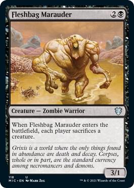 Fleshbag Marauder 118 card from Commander: Innistrad: Midnight Hunt