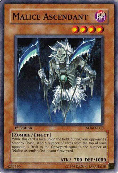 Malice Ascendant SOI-EN030 card from Shadow of Infinity